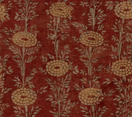 French Marigold Wallpaper Red Gold wallpaper by York Wallcoverings