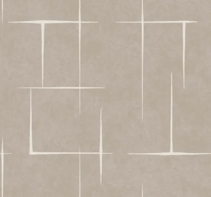 Malia Wallpaper White Taupe wallpaper by York Wallcoverings