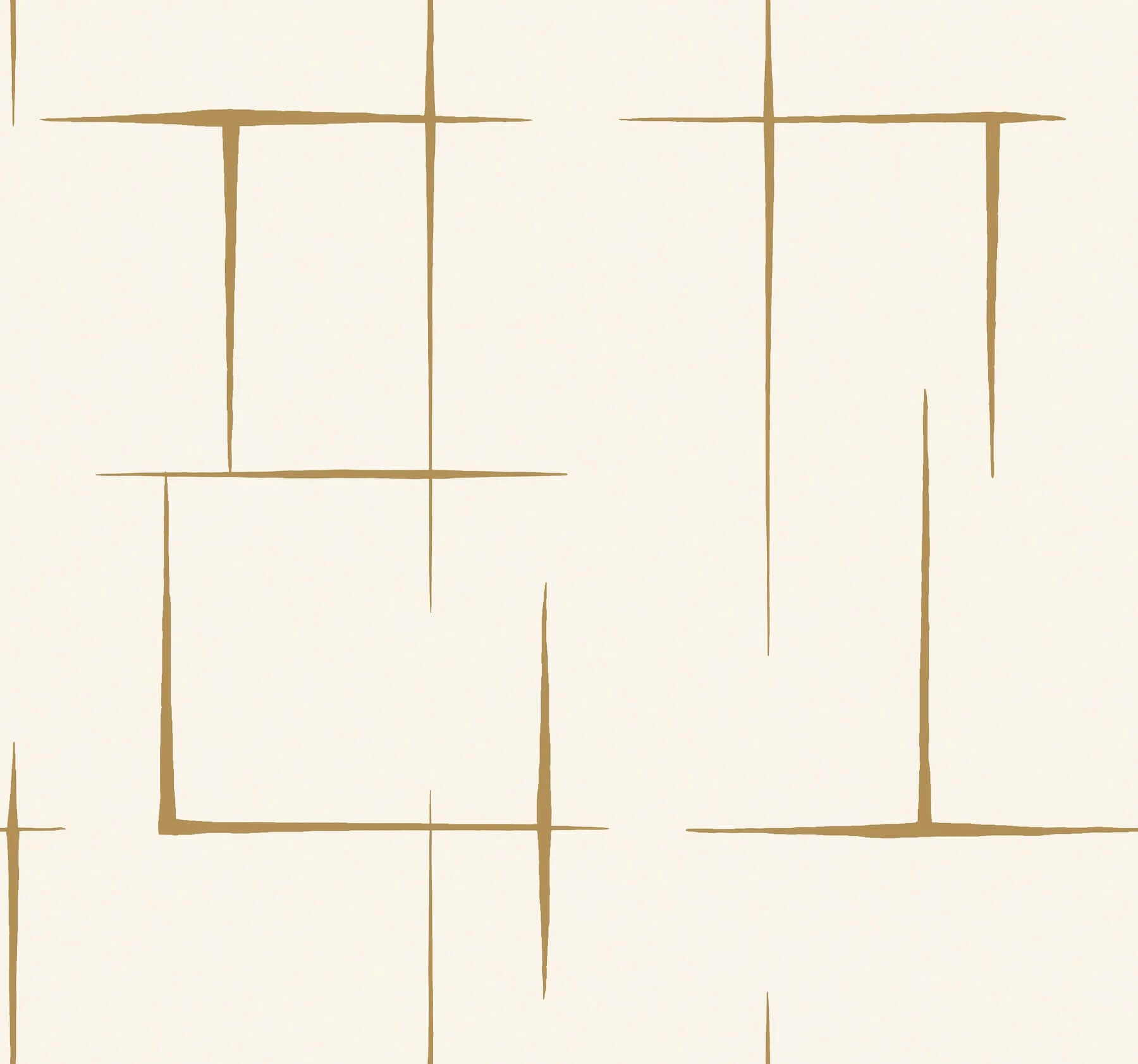 Malia Wallpaper Gold White wallpaper by York Wallcoverings