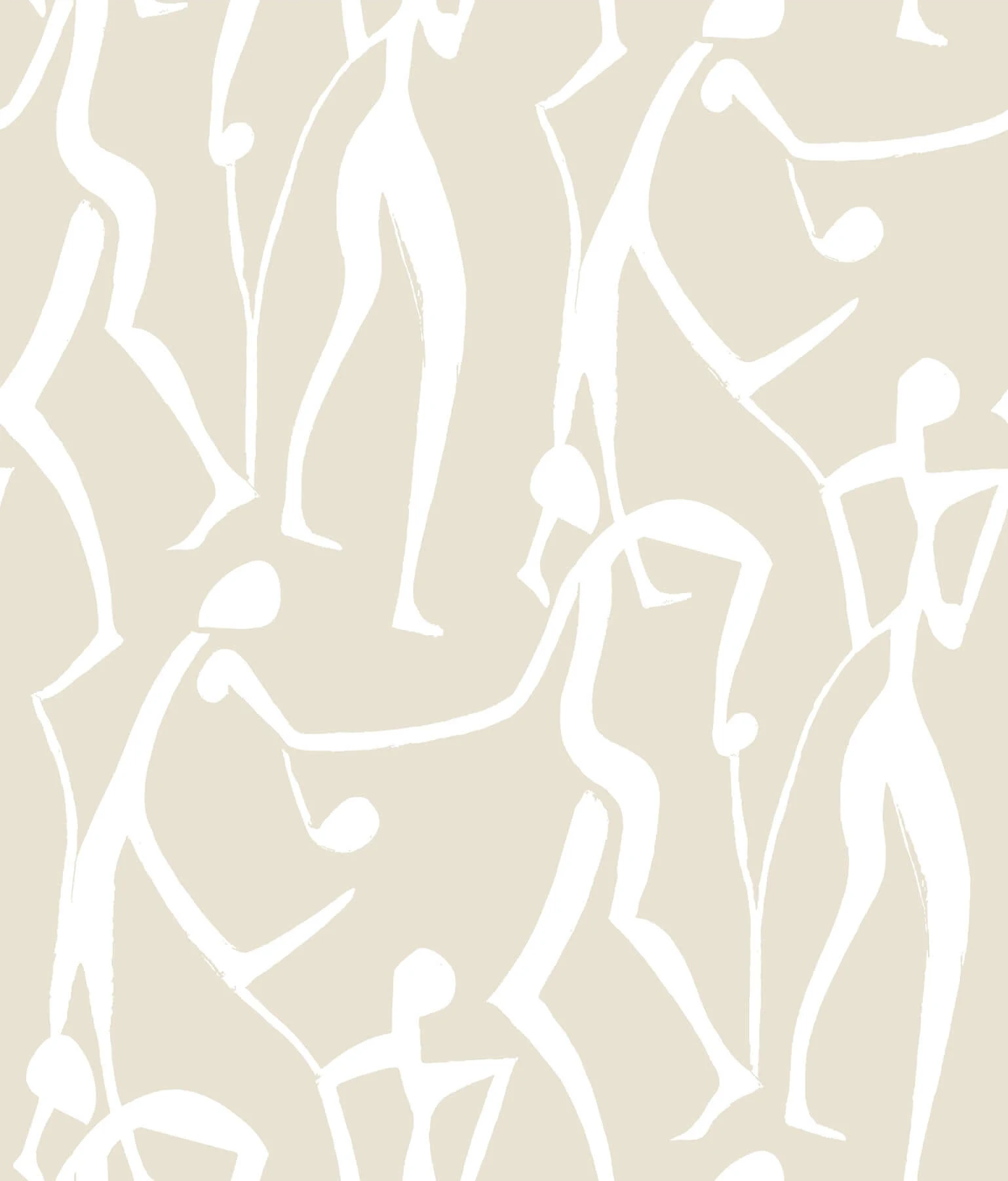 Joyful Dancers Wallpaper Nude wallpaper by York Wallcoverings