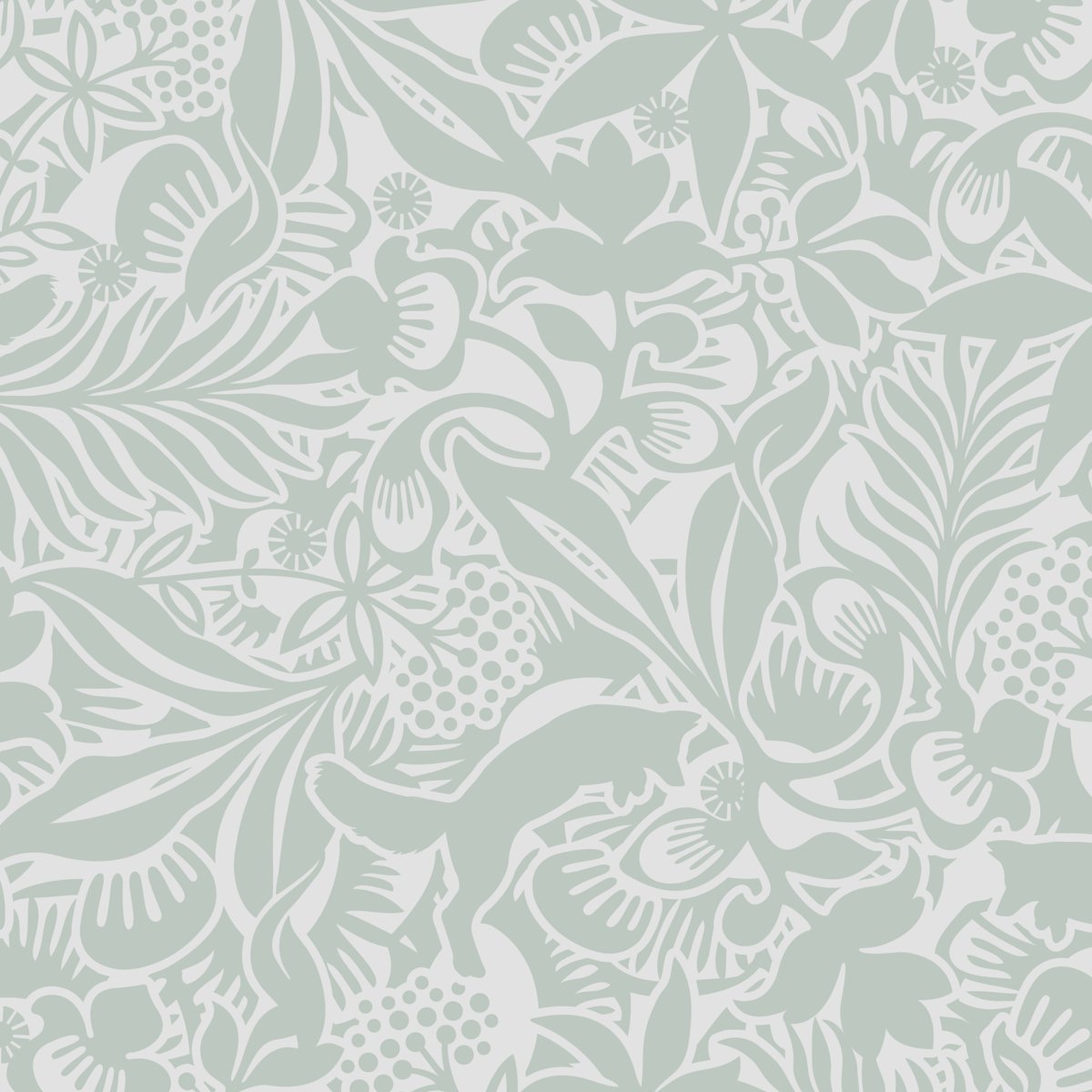 FANTASIA GARDEN MINERAL Wallpaper by Schumacher Mineral