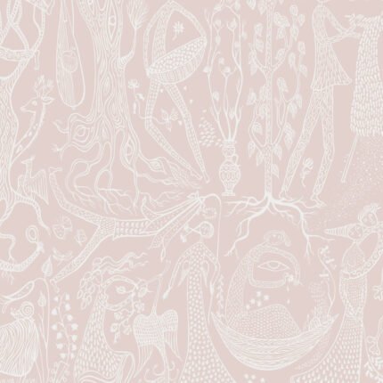 POÈME D'AMOUR BLUSH Wallpaper by Schumacher