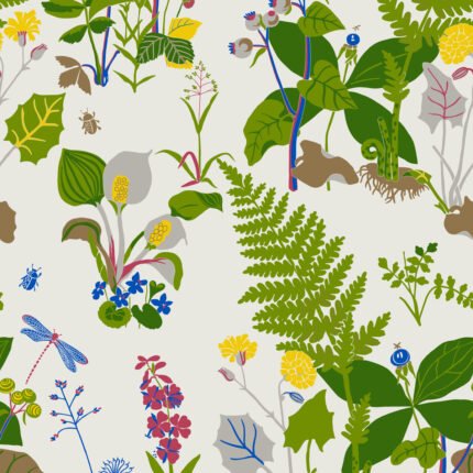 TROLLSLÄNDA MULTI Wallpaper by Schumacher