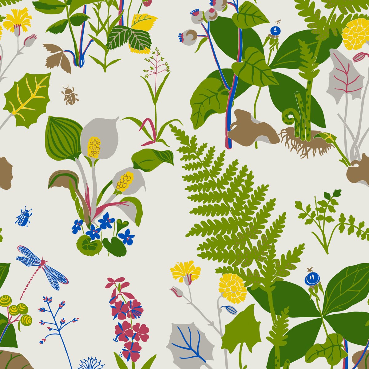 TROLLSLÄNDA MULTI Wallpaper by Schumacher Multi