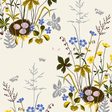 FÅGELBO MULTI Wallpaper by Schumacher