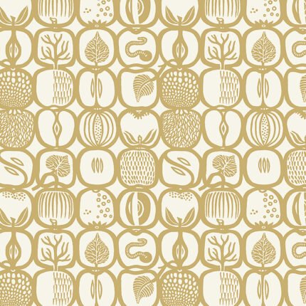 FRUKTLÅDA OCHRE Wallpaper by Schumacher BORÅSTAPETER Wallpaper SCH-1972