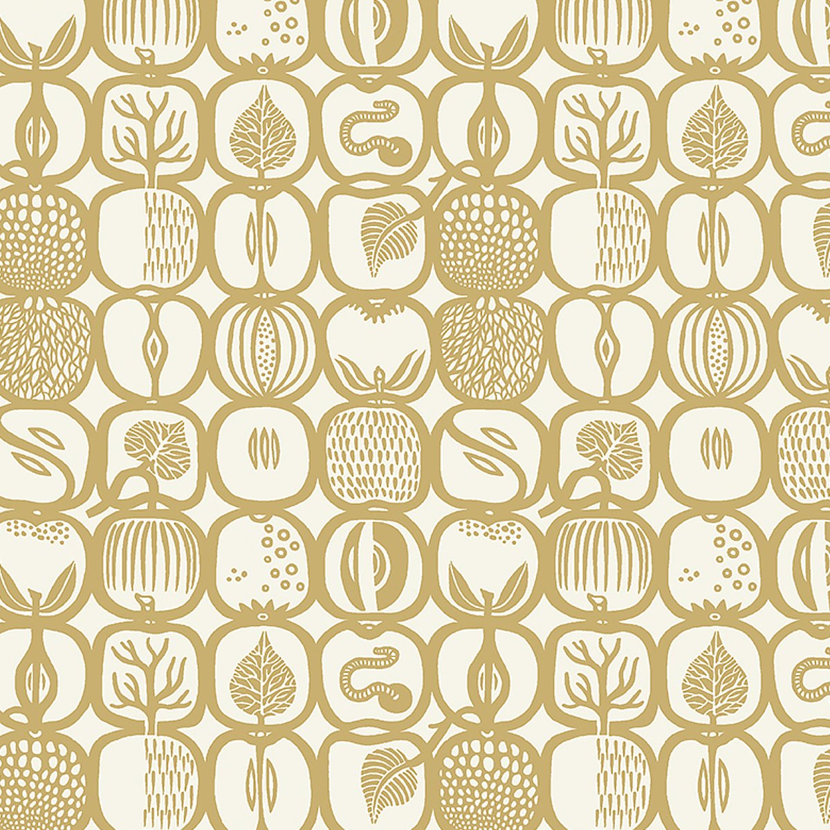 1972.jpg FRUKTLÅDA OCHRE Wallpaper by Schumacher BORÅSTAPETER Wallpaper SCH-1972