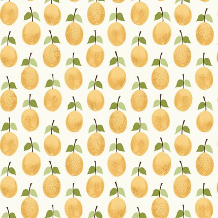 PRUNUS YELLOW Wallpaper by Schumacher BORÅSTAPETER Wallpaper SCH-1975