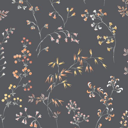 GRÅÄNG CHARCOAL Wallpaper by Schumacher BORÅSTAPETER Wallpaper SCH-2004