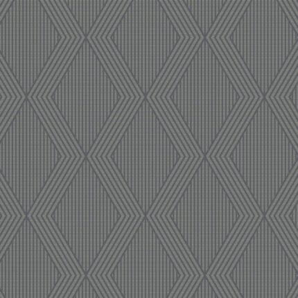 GARBO SLATE AND GOLD Wallpaper by Schumacher