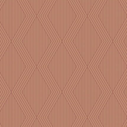 GARBO TERRACOTTA AND GOLD Wallpaper by Schumacher