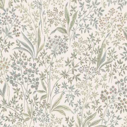 NOCTURNE SAGE Wallpaper by Schumacher BORÅSTAPETER Wallpaper SCH-2026