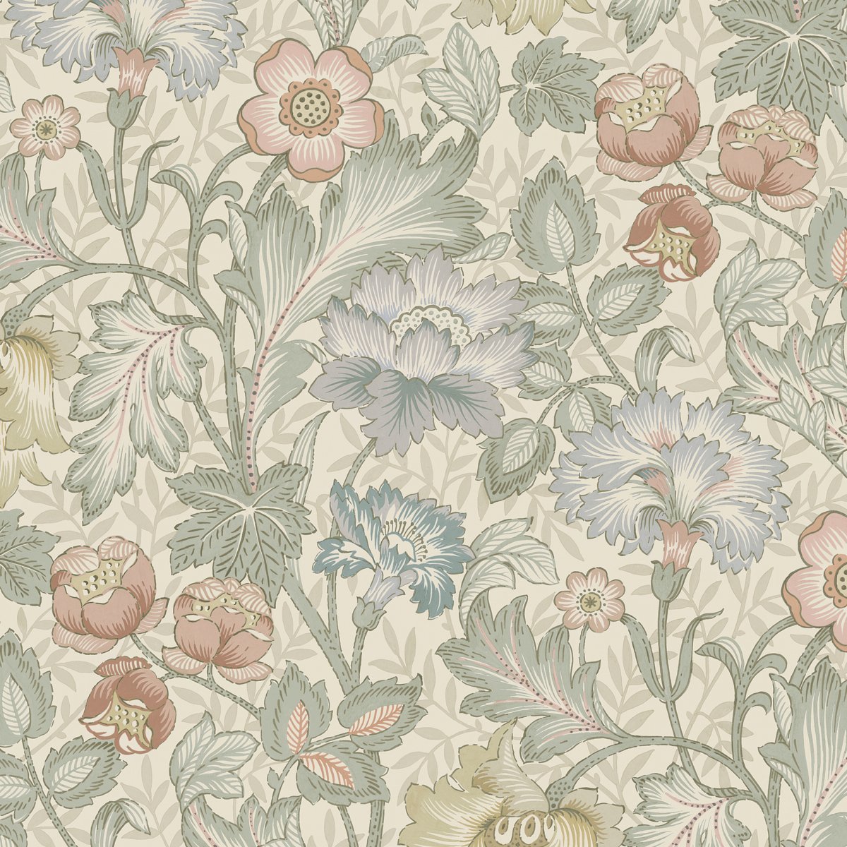 2037.jpg JANE MURAL NATURAL by Schumacher - Image 1