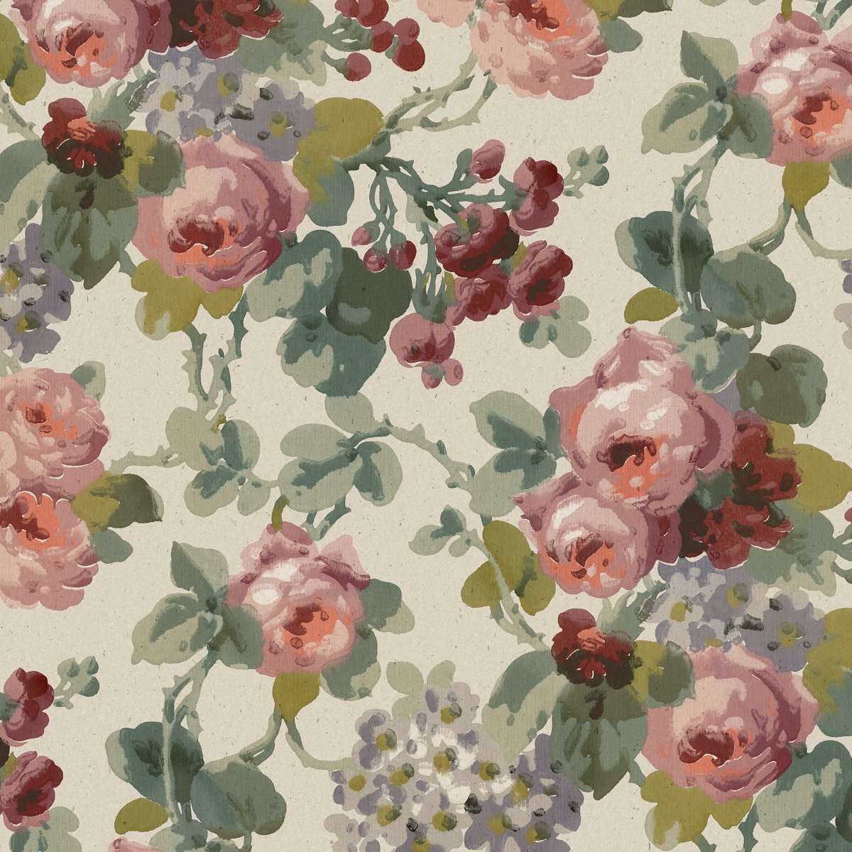2039.jpg MADAME MURAL MULTI by Schumacher BORÅSTAPETER Wallpaper SCH-2039