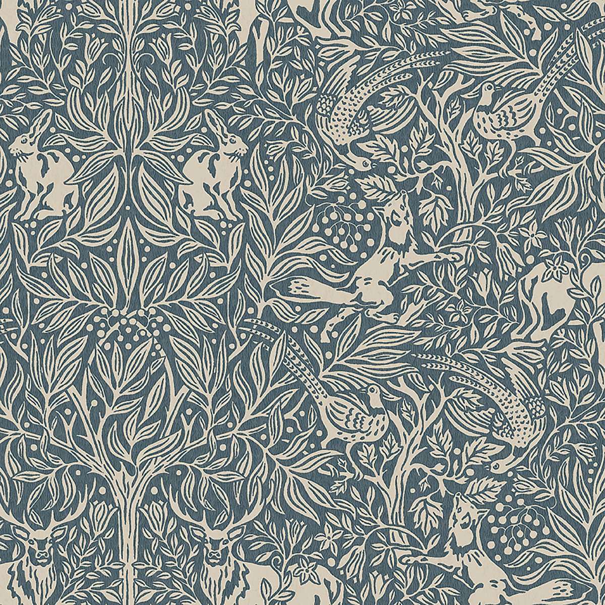2047.jpg UNDER THE ELDER TREE MIDNIGHT Wallpaper by Schumacher BORÅSTAPETER Wallpaper SCH-2047