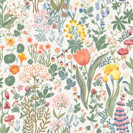 BLOMSTERHAV MULTI Wallpaper by Schumacher