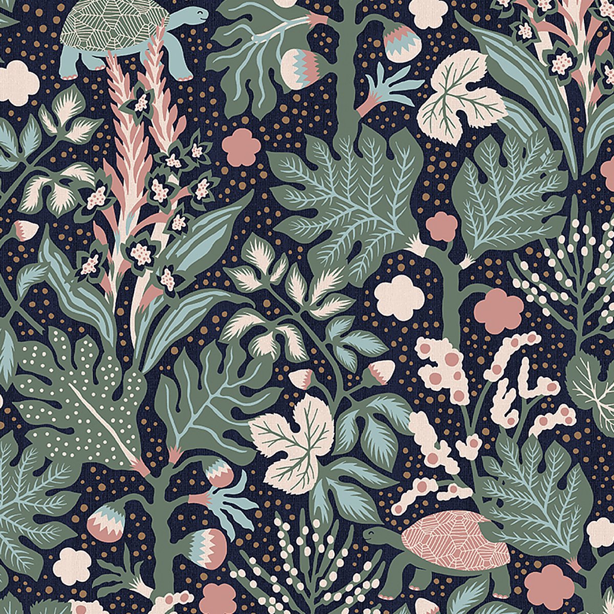 2090.jpg TURGRÄS MIDNIGHT Wallpaper by Schumacher - Image 1