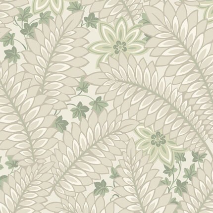 HIDDEN IVY PARCHMENT Wallpaper by Schumacher