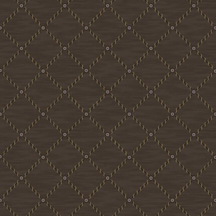 GOLDEN TRELLIS BROWN AND GOLD Wallpaper by Schumacher