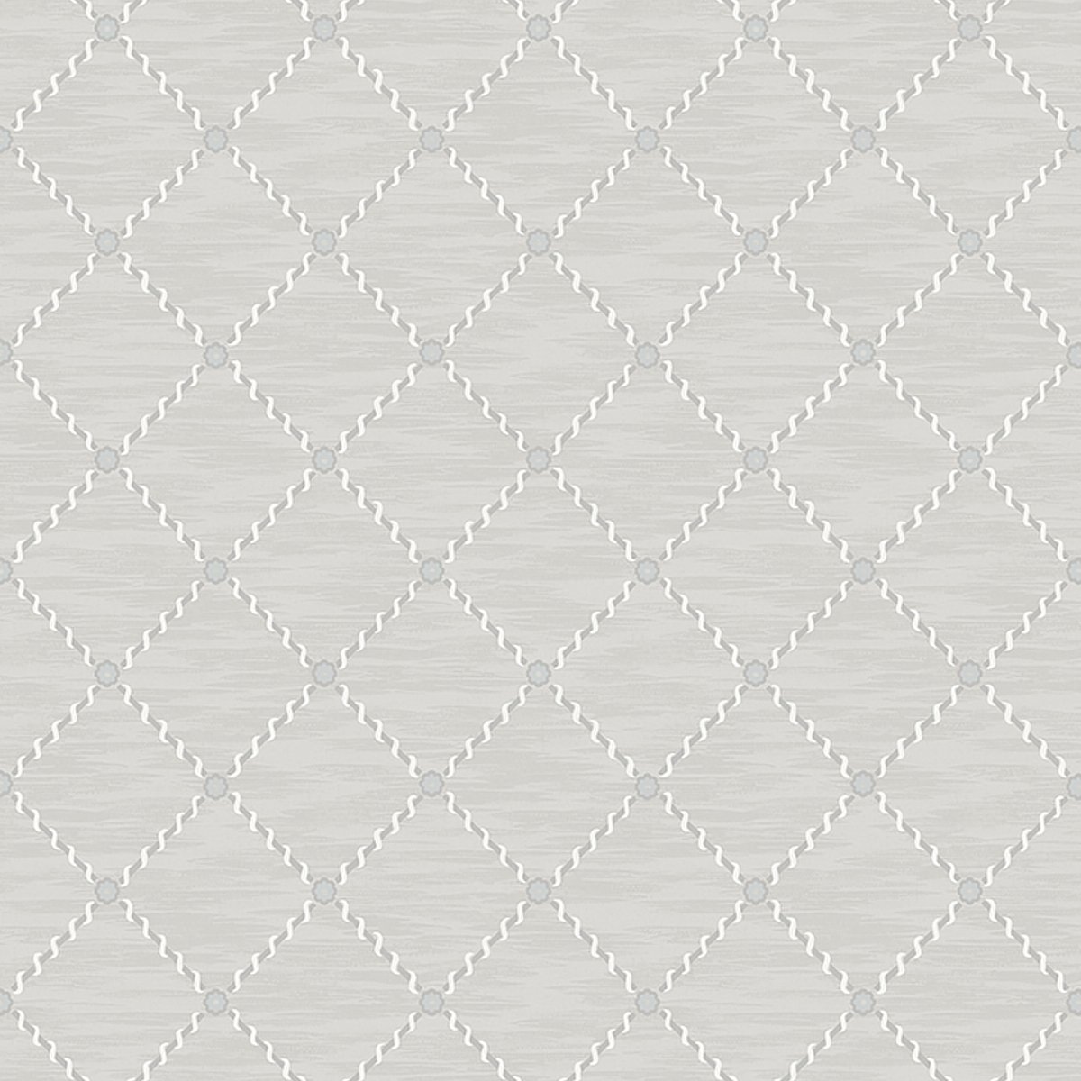 2266.jpg GOLDEN TRELLIS GREY AND SILVER Wallpaper by Schumacher - Image 1