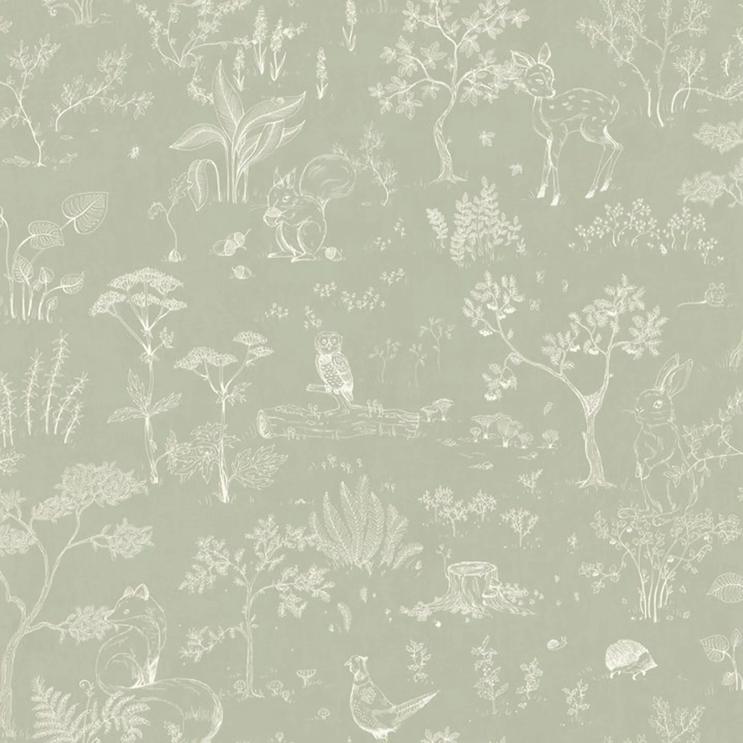 Hollie Pistachio Garden Wallpaper by Sandberg