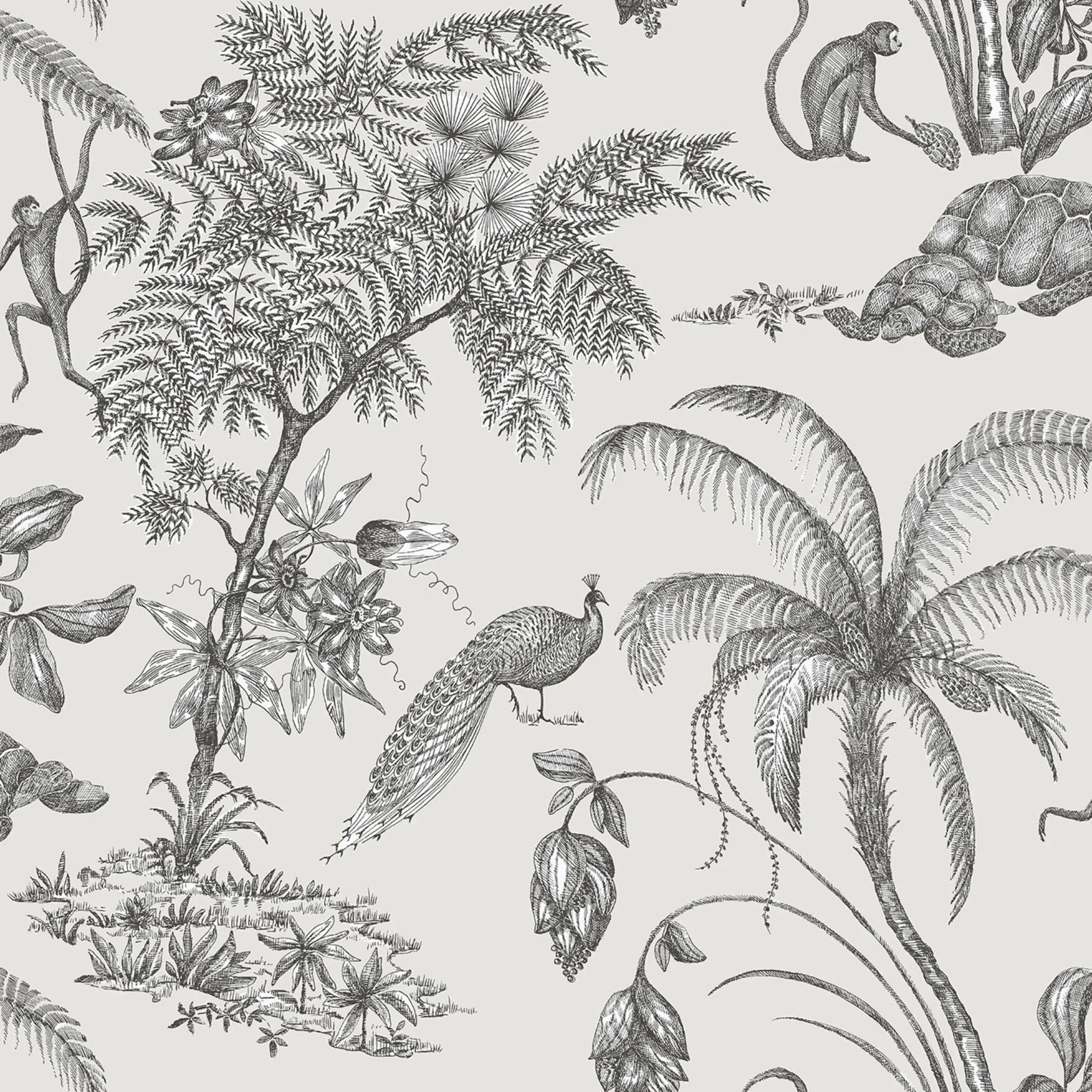 Moa Sandstone Botanical Wallpaper by Sandberg