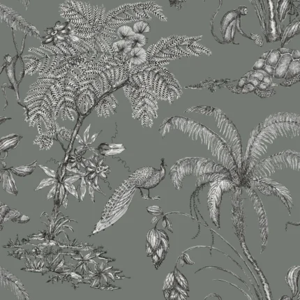 Moa Juniper Botanical Wallpaper by Sandberg