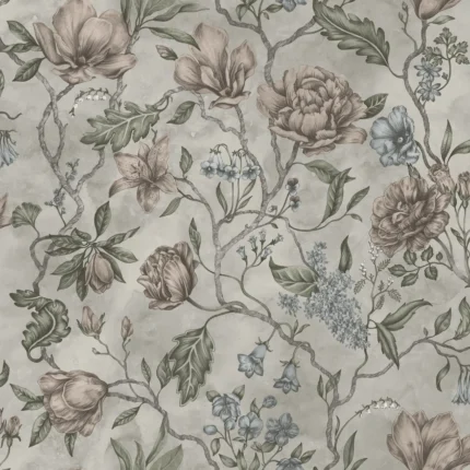 Linda Clay Floral Wallpaper by Sandberg