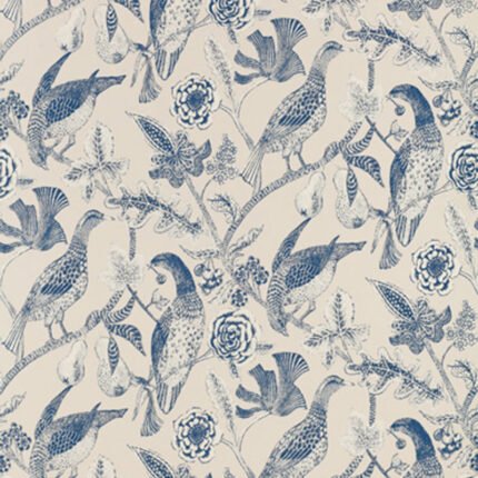 KATMANDU NAVY Wallpaper by Schumacher