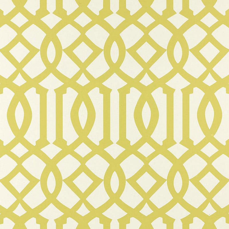 2707213.jpg IMPERIAL TRELLIS CITRINE Wallpaper by Schumacher - Image 1
