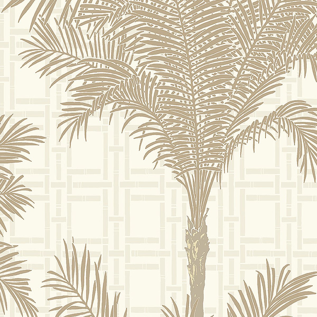 3061.jpg COPACABANA WARM SILVER Wallpaper by Schumacher - Image 1
