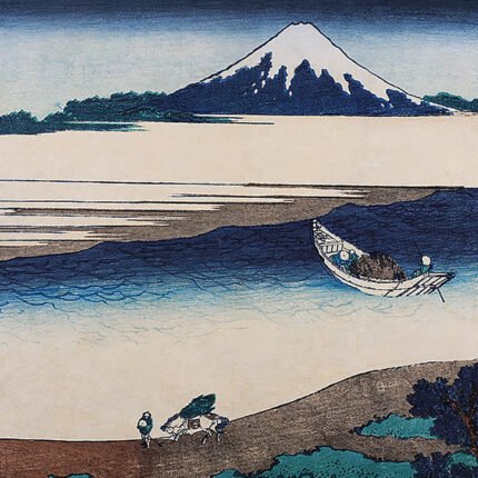 HOKUSAI MURAL BLUE by Schumacher
