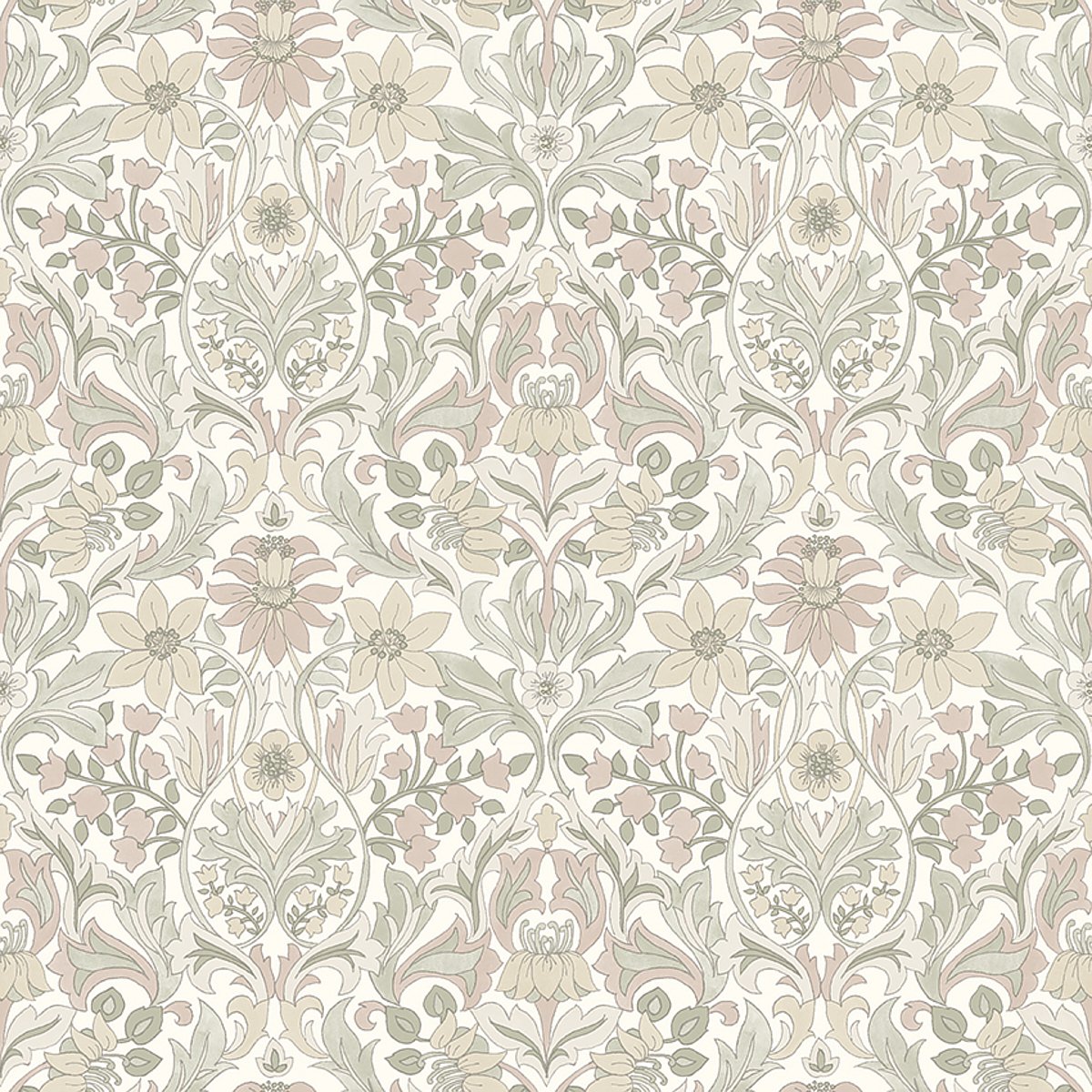3295.jpg BLOMSTERFRÖJD SOFT MULTI Wallpaper by Schumacher - Image 1