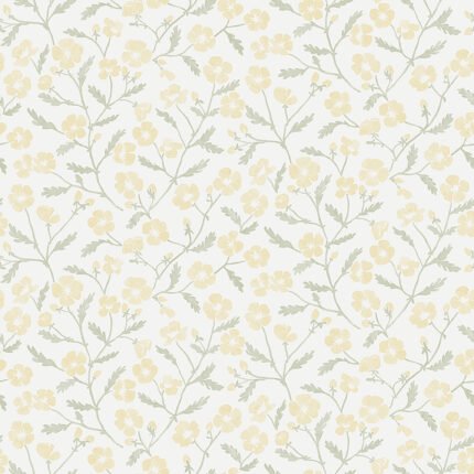 MIRA YELLOW Wallpaper by Schumacher