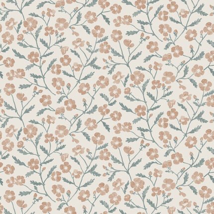 MIRA BLUSH Wallpaper by Schumacher