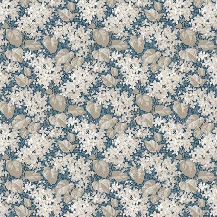 ARATORP BLUE Wallpaper by Schumacher