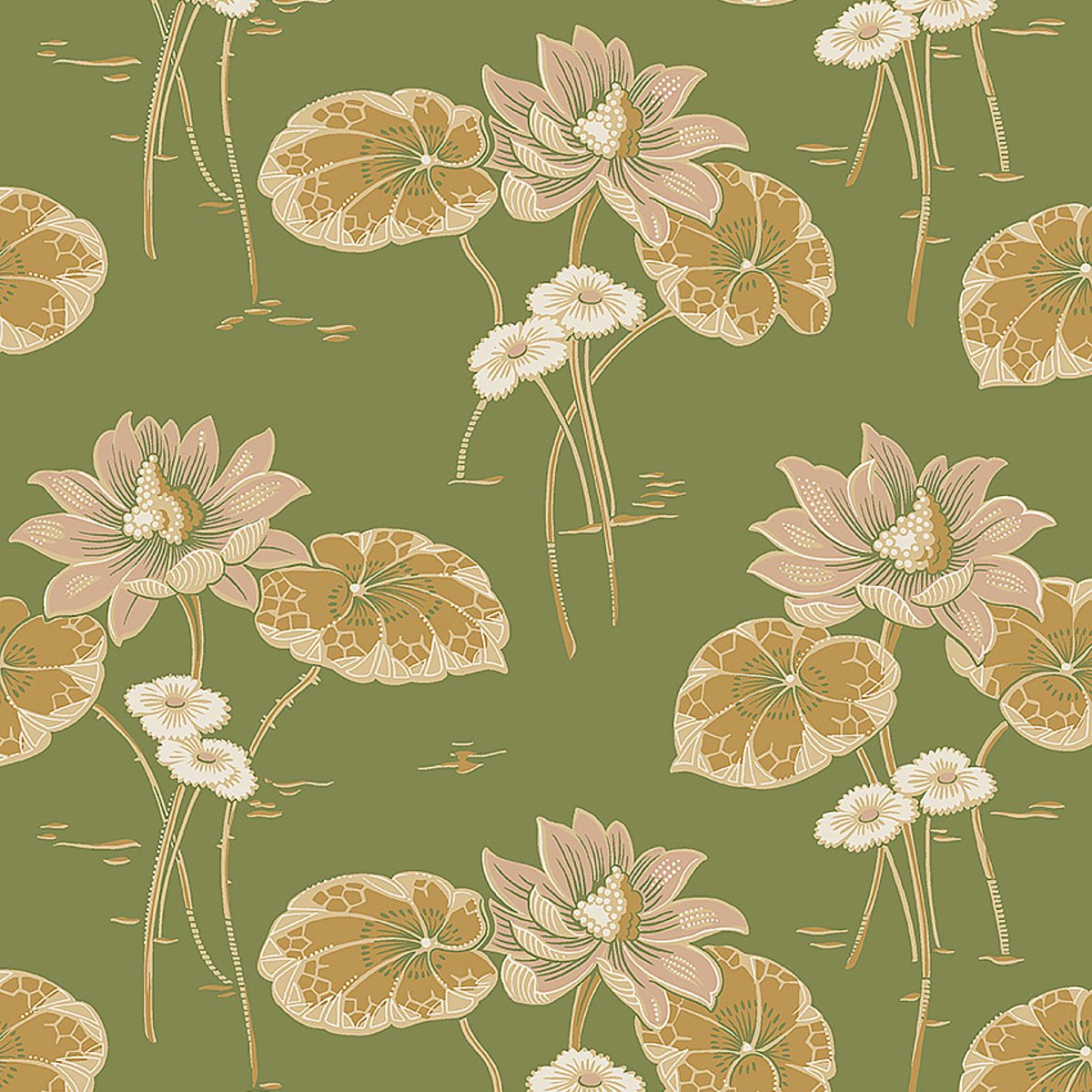4167.jpg HAGA LEAF Wallpaper by Schumacher - Image 1