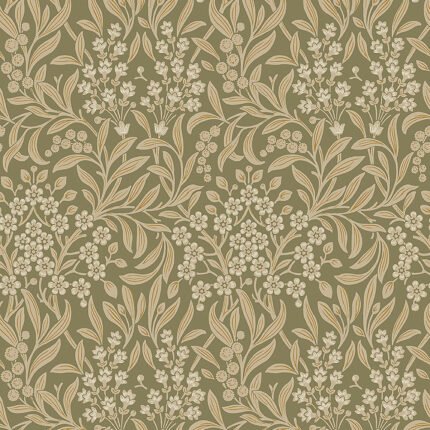 KRYDDHYLLAN LEAF Wallpaper by Schumacher BORÅSTAPETER Wallpaper SCH-4183
