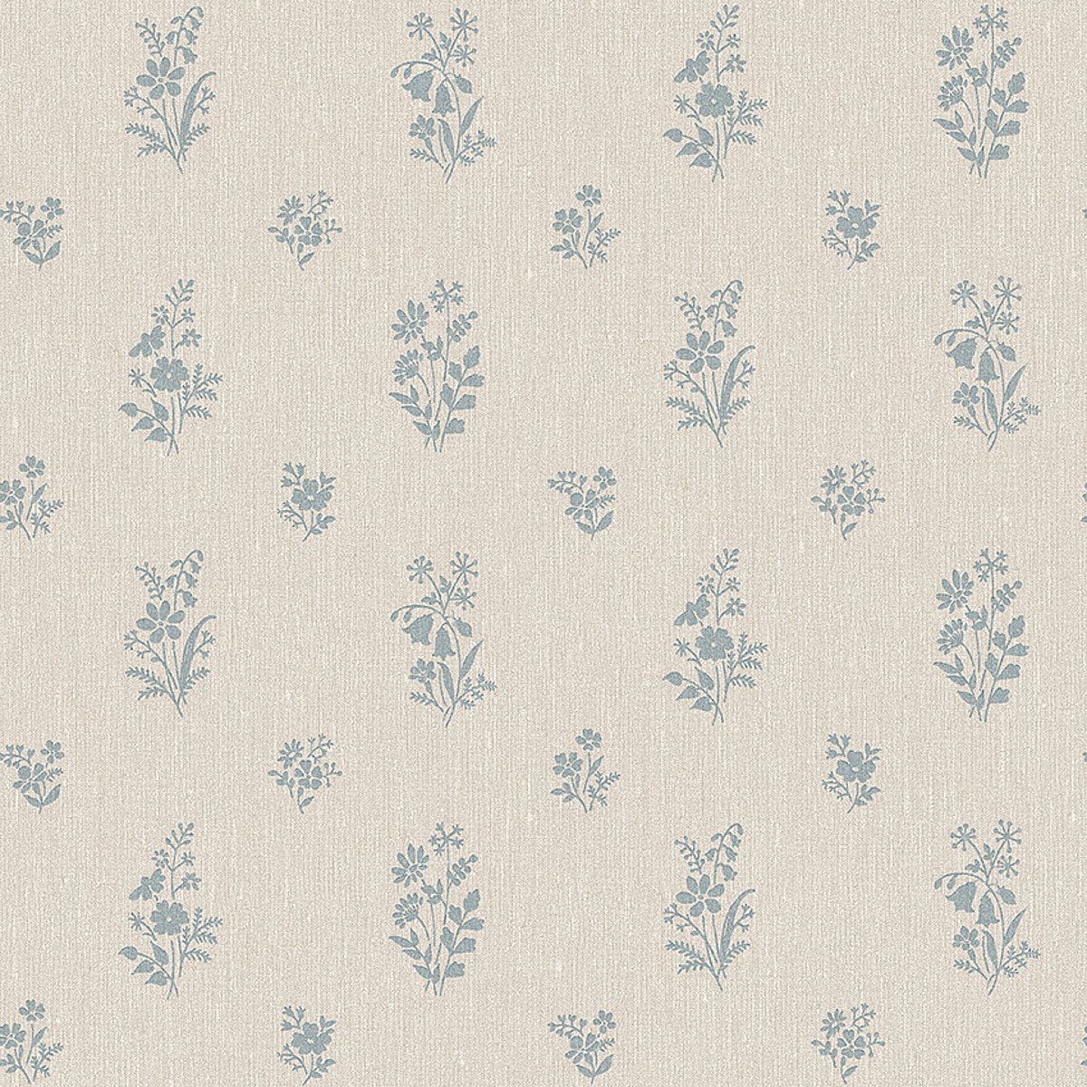 4264.jpg PETIT FLEURS BLUE Wallpaper by Schumacher BORÅSTAPETER Wallpaper SCH-4264