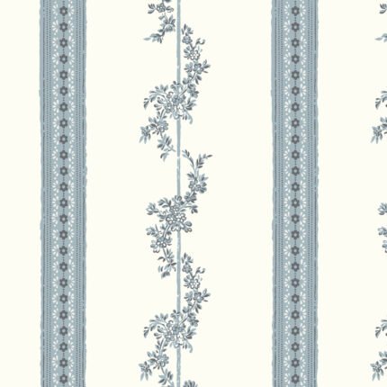 DROTTNINGHOLM BLUE Wallpaper by Schumacher