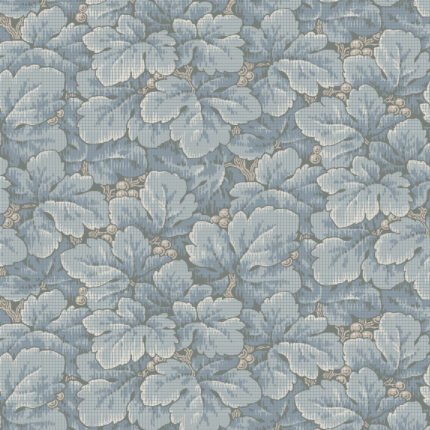 WALDEMAR BLUE Wallpaper by Schumacher
