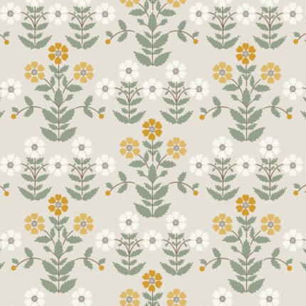 SIPPOR OCHRE AND STONE Wallpaper by Schumacher BORÅSTAPETER Wallpaper SCH-4811