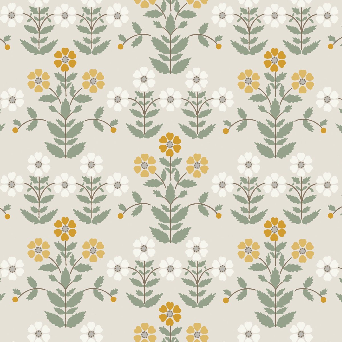 4811.jpg SIPPOR OCHRE AND STONE Wallpaper by Schumacher - Image 1