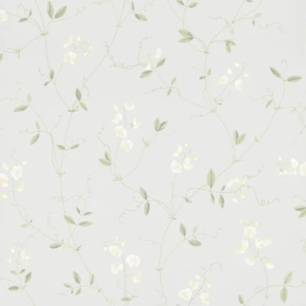 Sanna Light Blue Floral Wallpaper by Sandberg