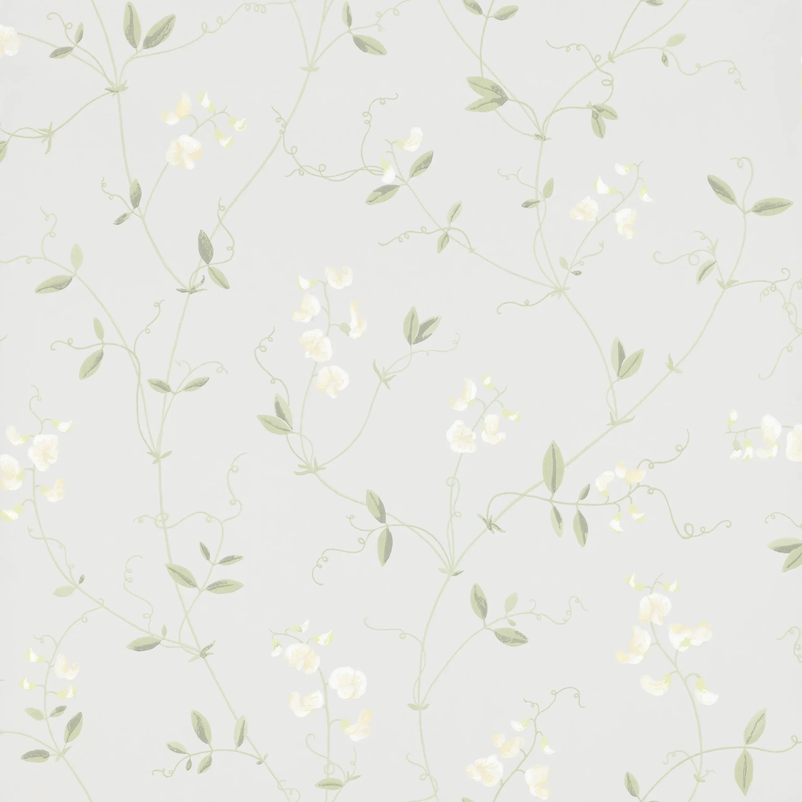 Sanna Light Blue Floral Wallpaper by Sandberg