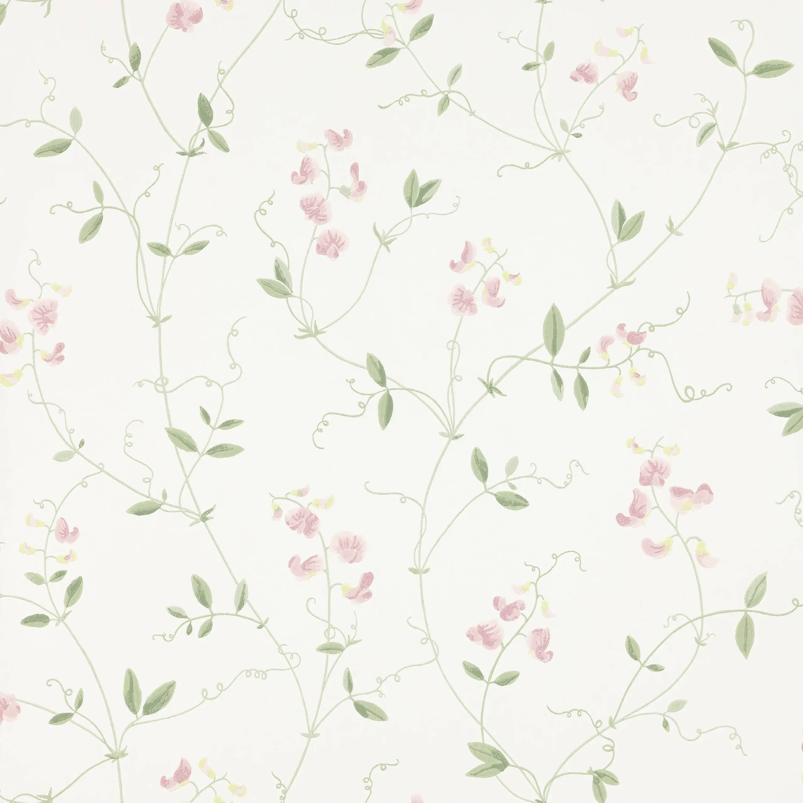 Sanna Light Pink Floral Wallpaper by Sandberg