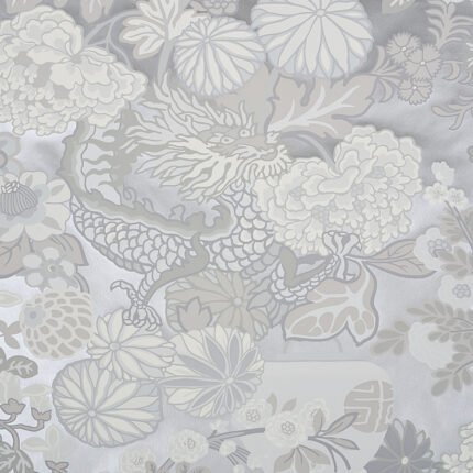 CHIANG MAI DRAGON LIMESTONE Wallpaper by Schumacher