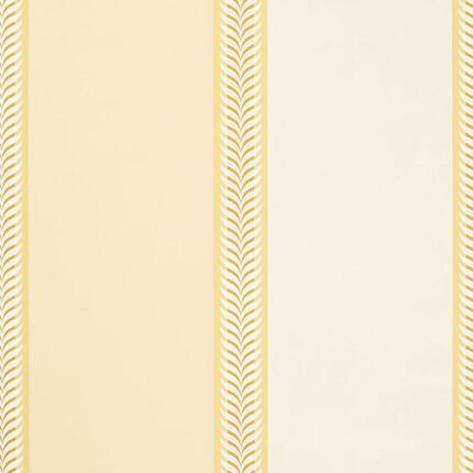 Valais Stripe SOFT YELLOW Wallpaper by Schumacher