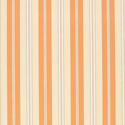 Chalon Stripe CORAL Wallpaper by Schumacher