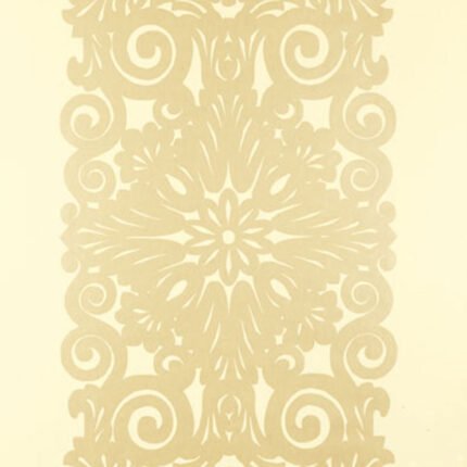 GRAPHIC PANEL STRIPE CHAMPAGNE SHIMMER Wallpaper by Schumacher
